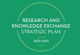 Research and Knowledge Exchange Strategic Plan cover