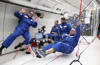 Walking in the air: University of 麻豆果冻传媒 researchers touch down after testing ground-breaking devices in zero gravity